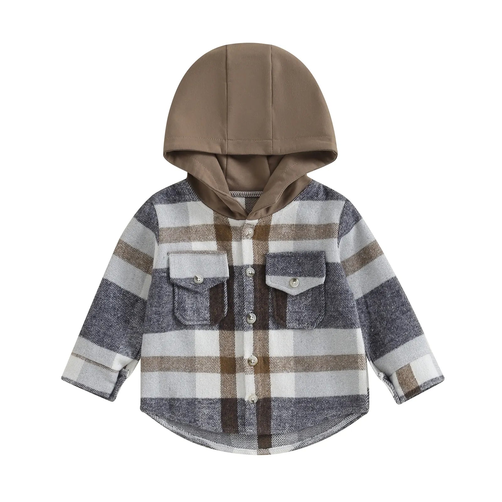 Hooded Flannel Jacket - The Ollie Bee