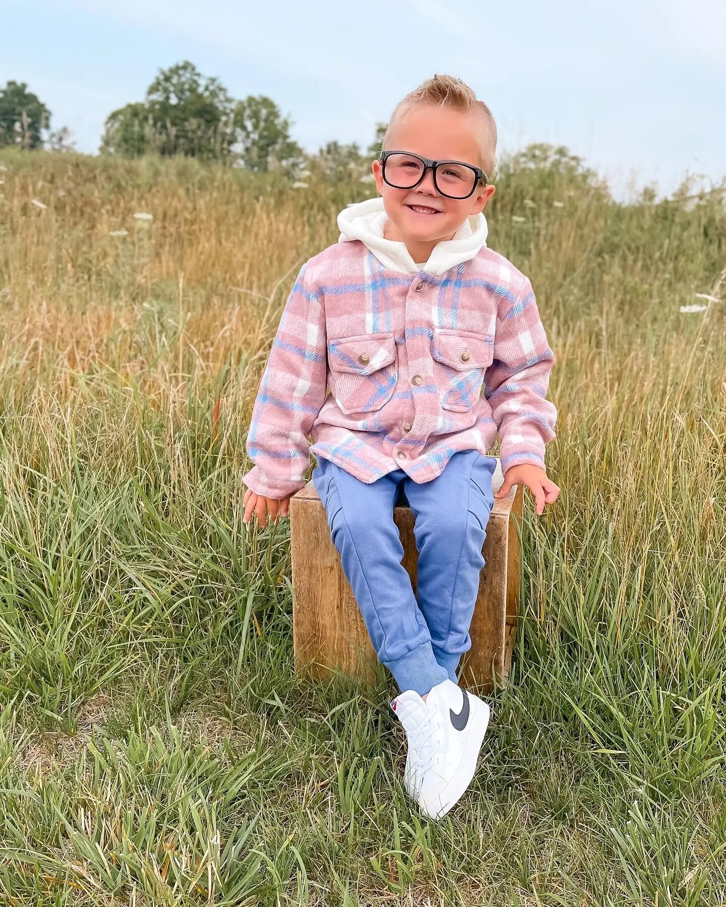 Hooded Flannel Jacket - The Ollie Bee