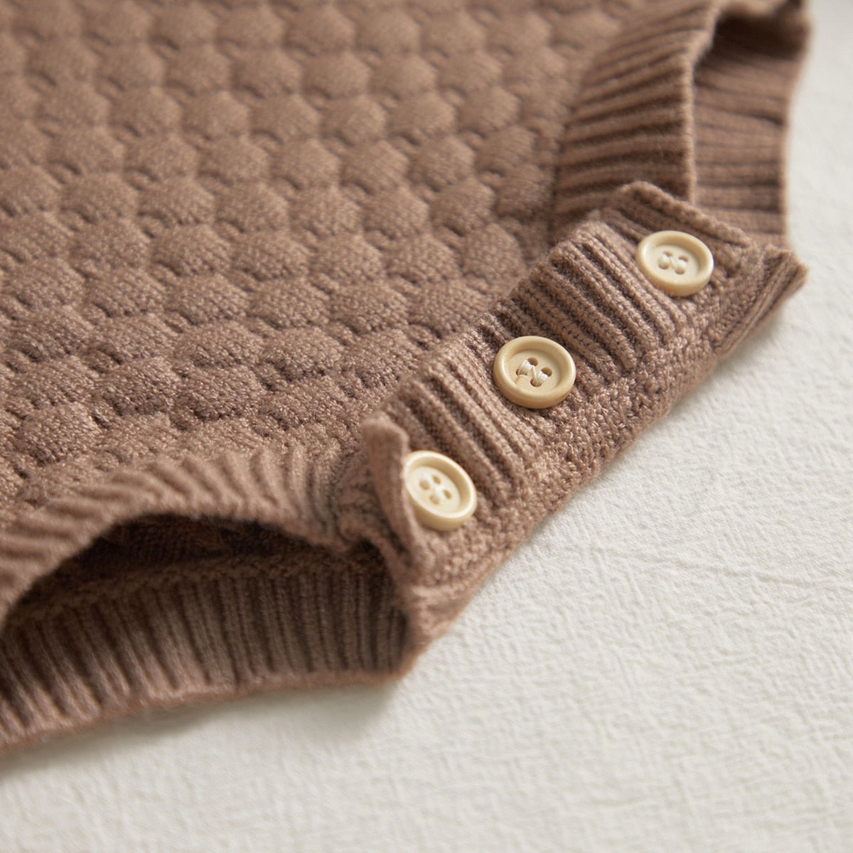 Knit Ruffle Sweater Onesie - The Ollie Bee