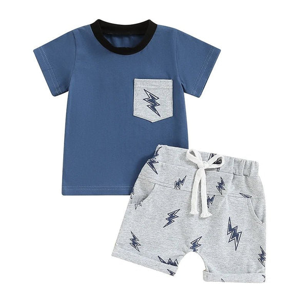 Lightning Pocket Tee Set - The Ollie Bee