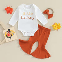 Little Turkey Flare Pants Set - The Ollie Bee