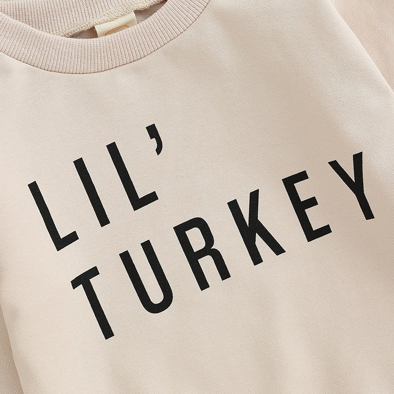 Little Turkey Sweatsuit - The Ollie Bee