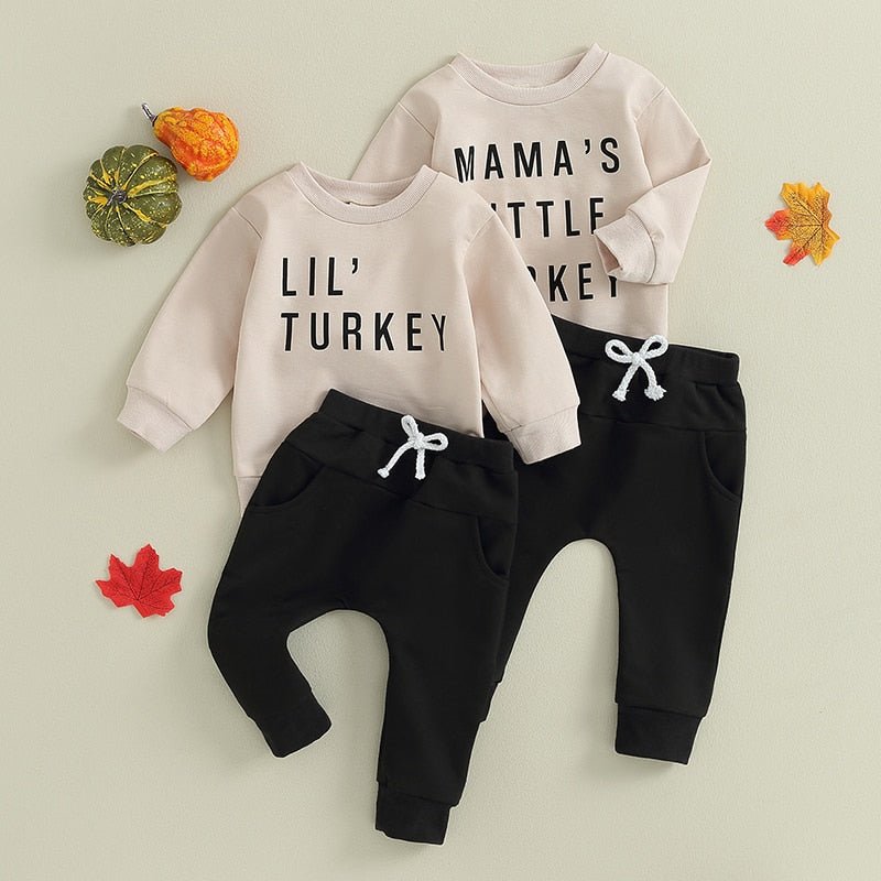 Little Turkey Sweatsuit - The Ollie Bee