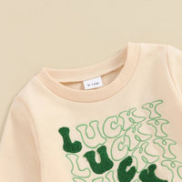 Lucky Embroidered Set - The Ollie Bee