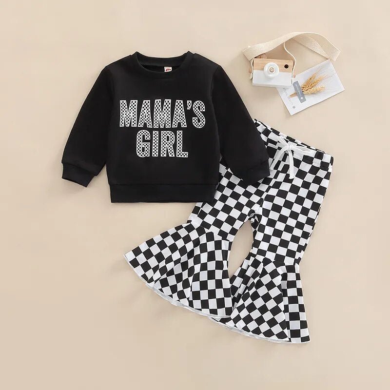 Mama's Girl Flare Pant Set - The Ollie Bee