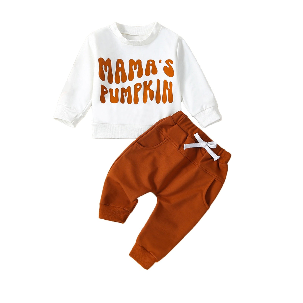 Mama's Pumpkin Sweatsuit - The Ollie Bee