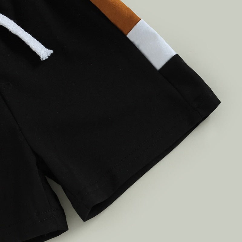 Patchwork Hooded Set - The Ollie Bee