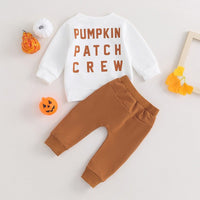 Pumpkin Patch Crew Sweatsuit - The Ollie Bee