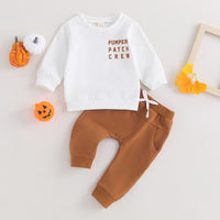 Pumpkin Patch Crew Sweatsuit - The Ollie Bee