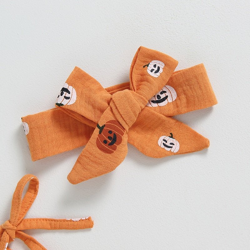 Pumpkin Tutu Onesie with Headband - The Ollie Bee