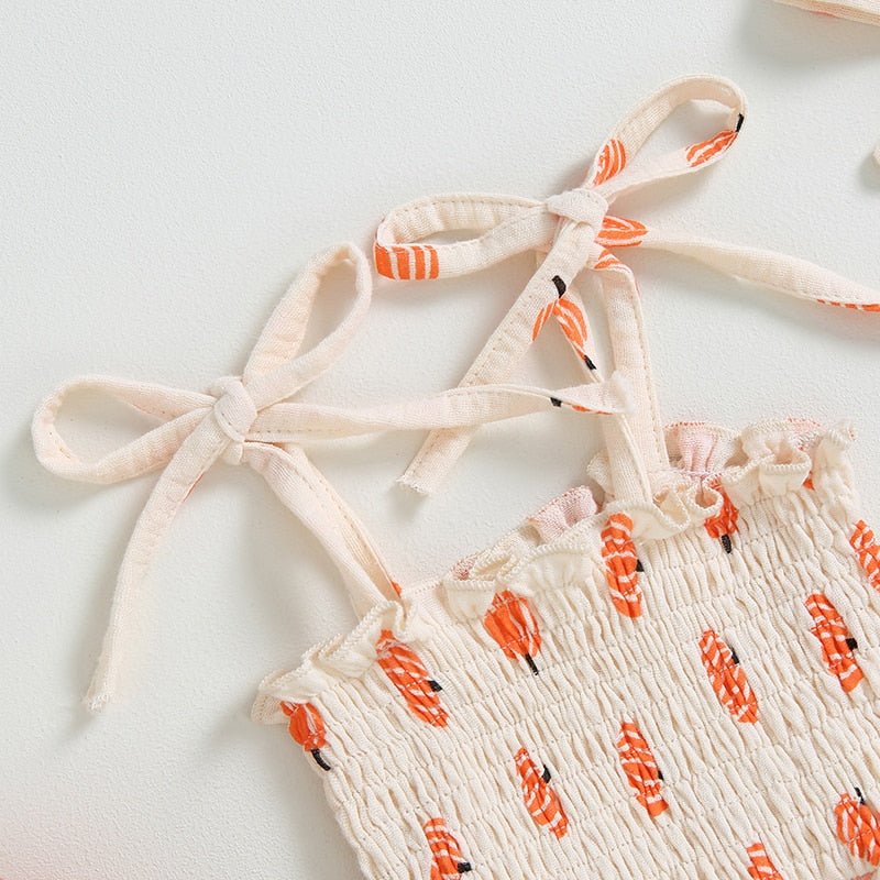 Pumpkin Tutu Onesie with Headband - The Ollie Bee