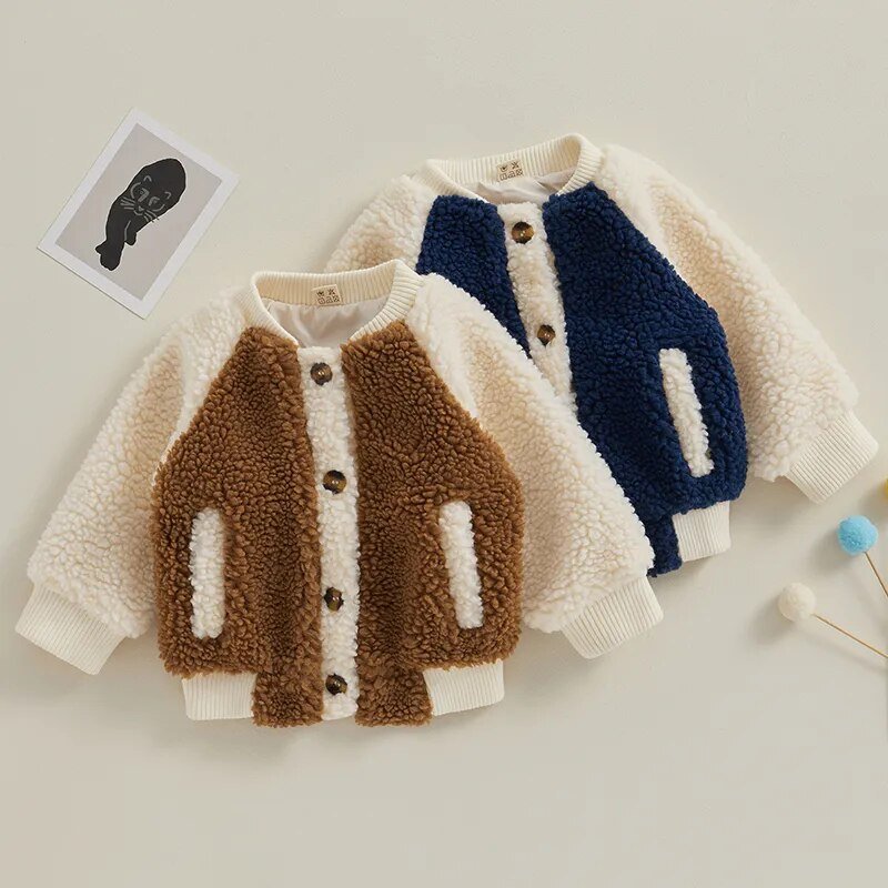 Sherpa Varsity Jacket - The Ollie Bee