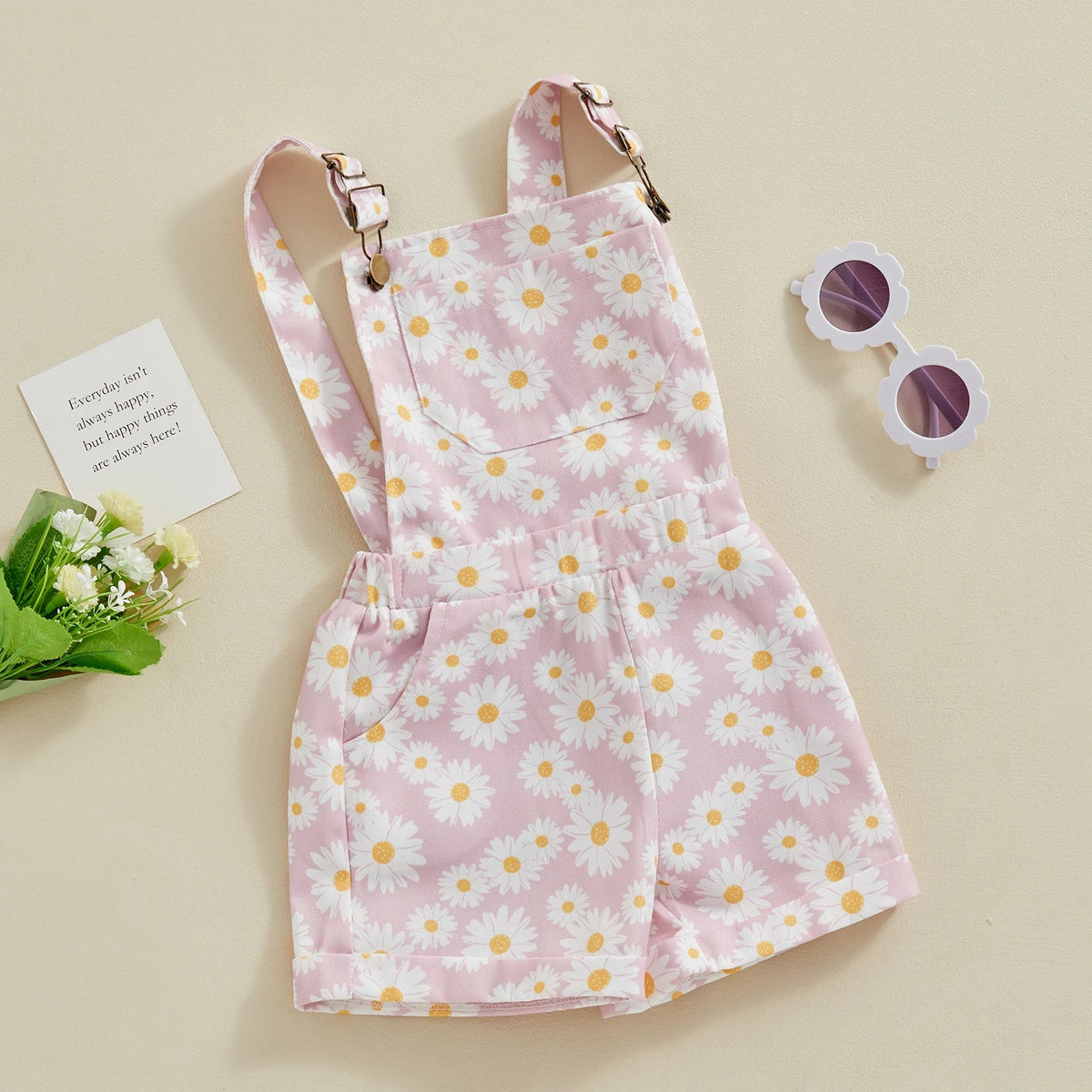 Spring Floral Overalls - The Ollie Bee