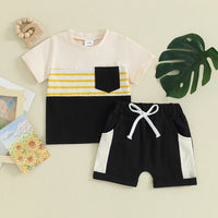 Striped Patchwork Set - The Ollie Bee