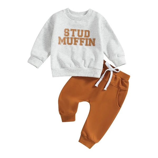 Stud Muffin Sweatsuit - The Ollie Bee