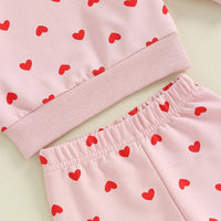 Tiny Hearts Sweatsuit - The Ollie Bee