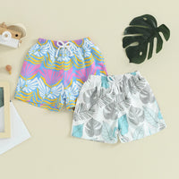 Tropical Board Shorts Set - The Ollie Bee