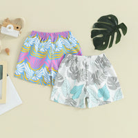 Tropical Board Shorts Set - The Ollie Bee