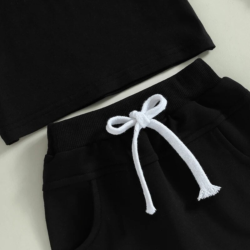 Two Tone Pocket Tee Set - The Ollie Bee