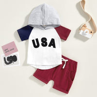USA Hooded Set - The Ollie Bee