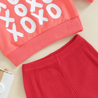 Valentines Flare Pants Set - The Ollie Bee