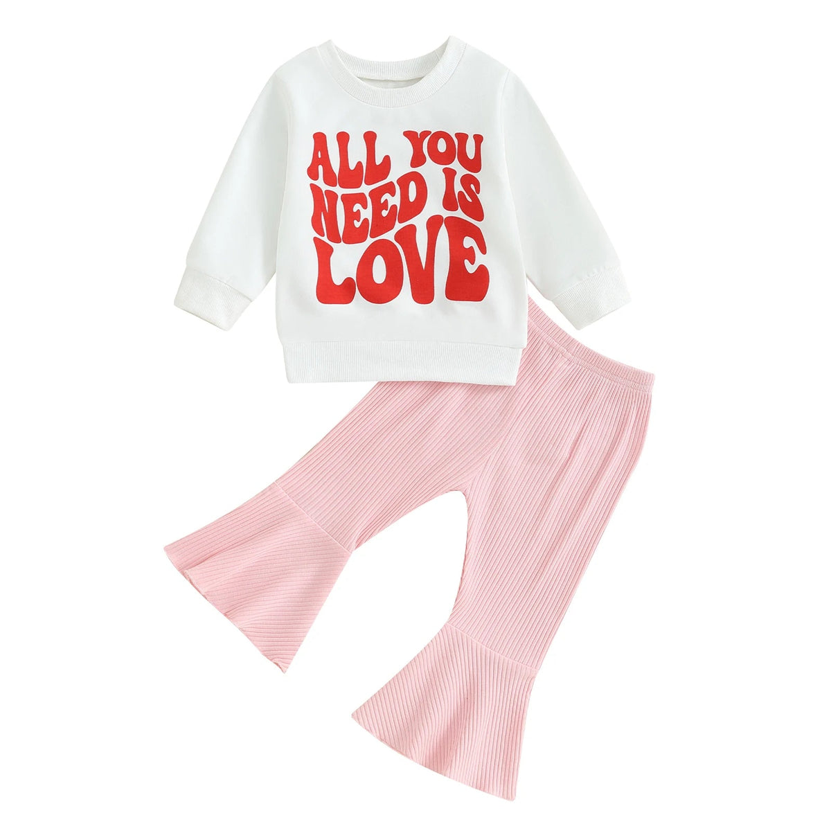 Valentines Flare Pants Set - The Ollie Bee