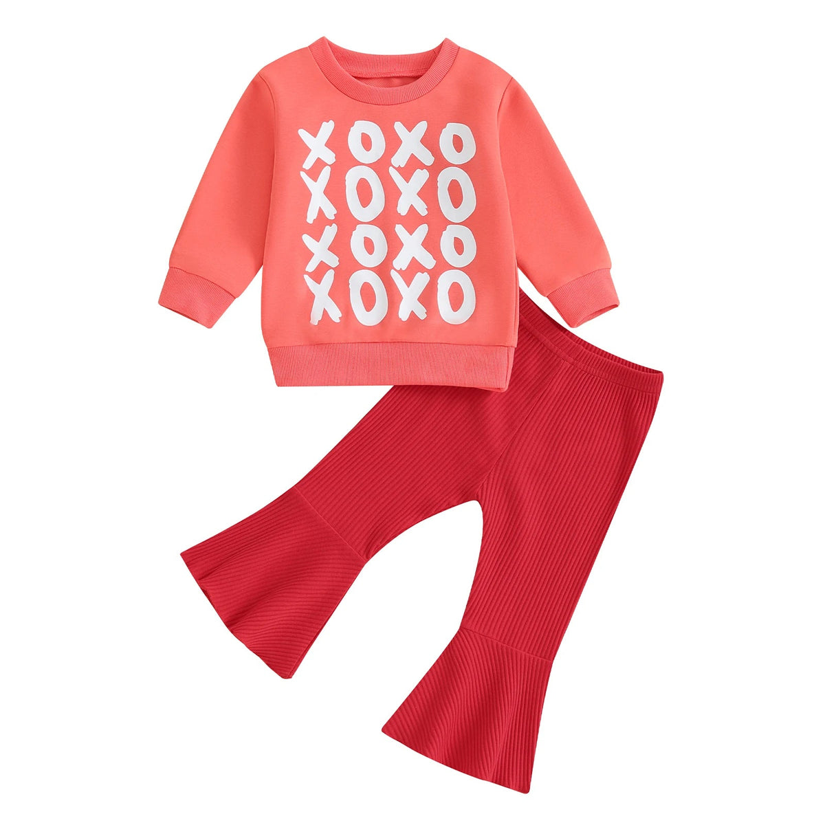 Valentines Flare Pants Set - The Ollie Bee